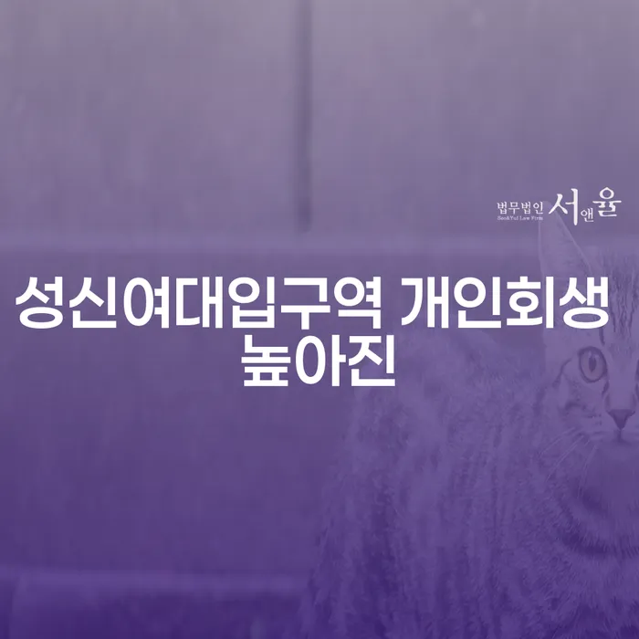 성신여대입구역 개인회생 높아진