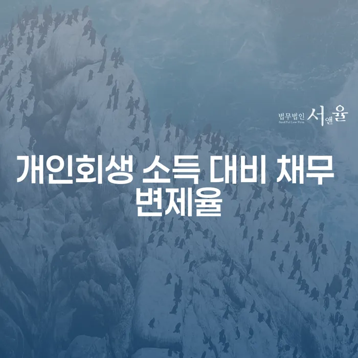 개인회생 소득 대비 채무 변제율이란 무엇일까요?