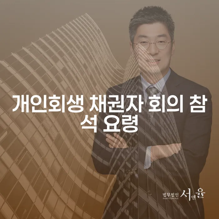 개인회생 채권자 회의 참석 요령은 무엇일까요?